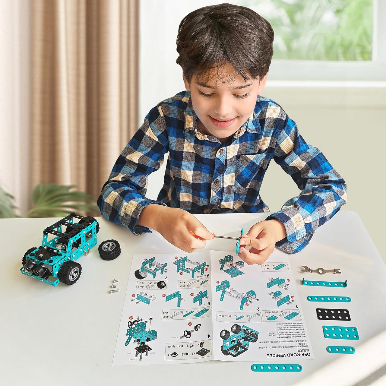 MetalBuild – Robusto y educativo: set de construcción de vehículos