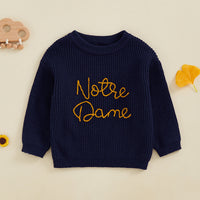Thumbnail for WarmWeave – Cómodo y divertido: jersey «Notre Dame»
