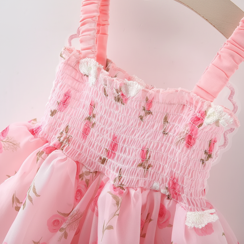 Girls Butterfly Dress – Bonito y ligero – Vestido infantil