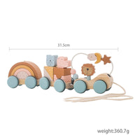 Thumbnail for TrainCount –  Clásico y educativo: tren Montessori de madera