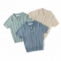 Thumbnail for MiniLuxe – Elegante y cómoda: camiseta polo de tejido de punto