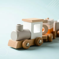 Thumbnail for TrainCount –  Clásico y educativo: tren Montessori de madera