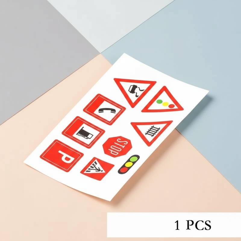 KidoTape – Colorido y práctico: juego de cinta adhesiva con motivos de tráfico