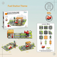 Thumbnail for Magnetic Road Blocks – Creativo y educativo – Kit de construcción «Caminos magnéticos»