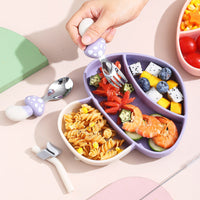 Thumbnail for MiniMeal – Seguro y antideslizante: juego de mesa para niños con cubiertos de silicona