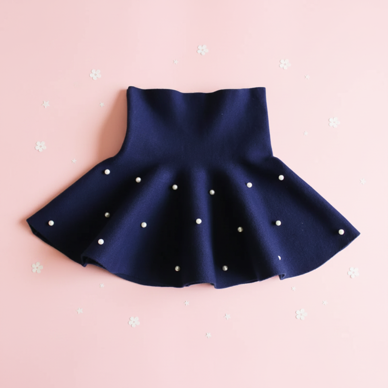 Girls Knitted Skirt – Comodidad y estilo – Falda infantil