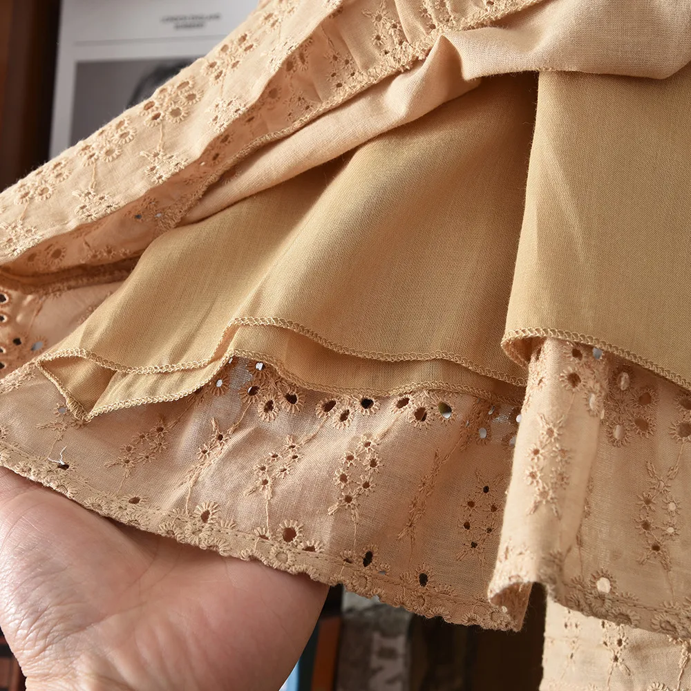 BohoBelle – Elegante y cómodo: vestido con detalles bordados