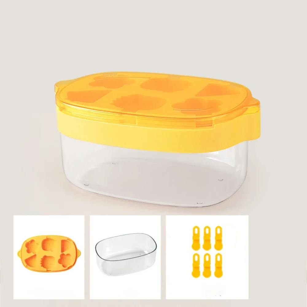 LollyFun – Creativo y práctico: molde de silicona para helados con recipiente para guardarlos