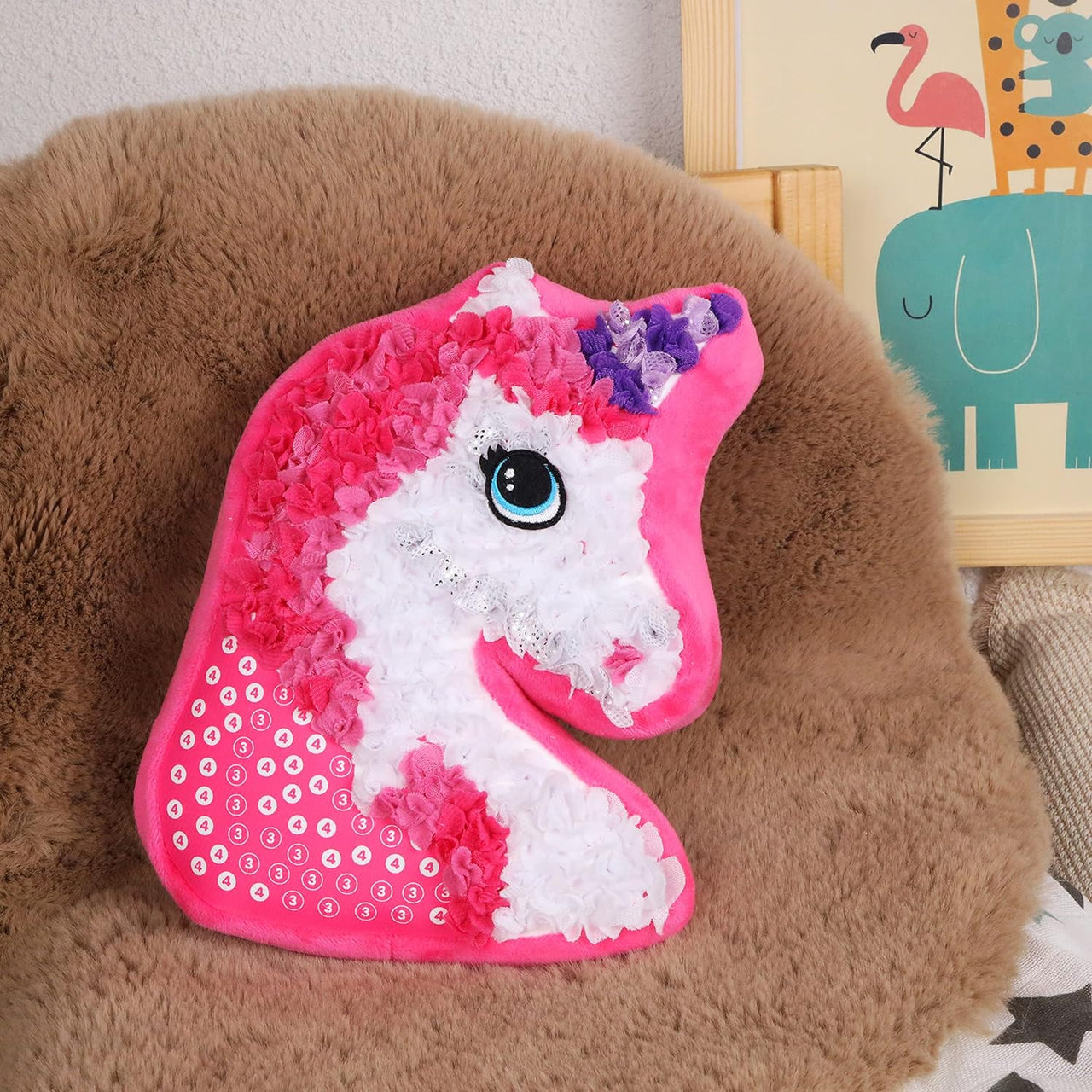 DIY Pillow™ - Fluffy fun- Almohada de Unicornio