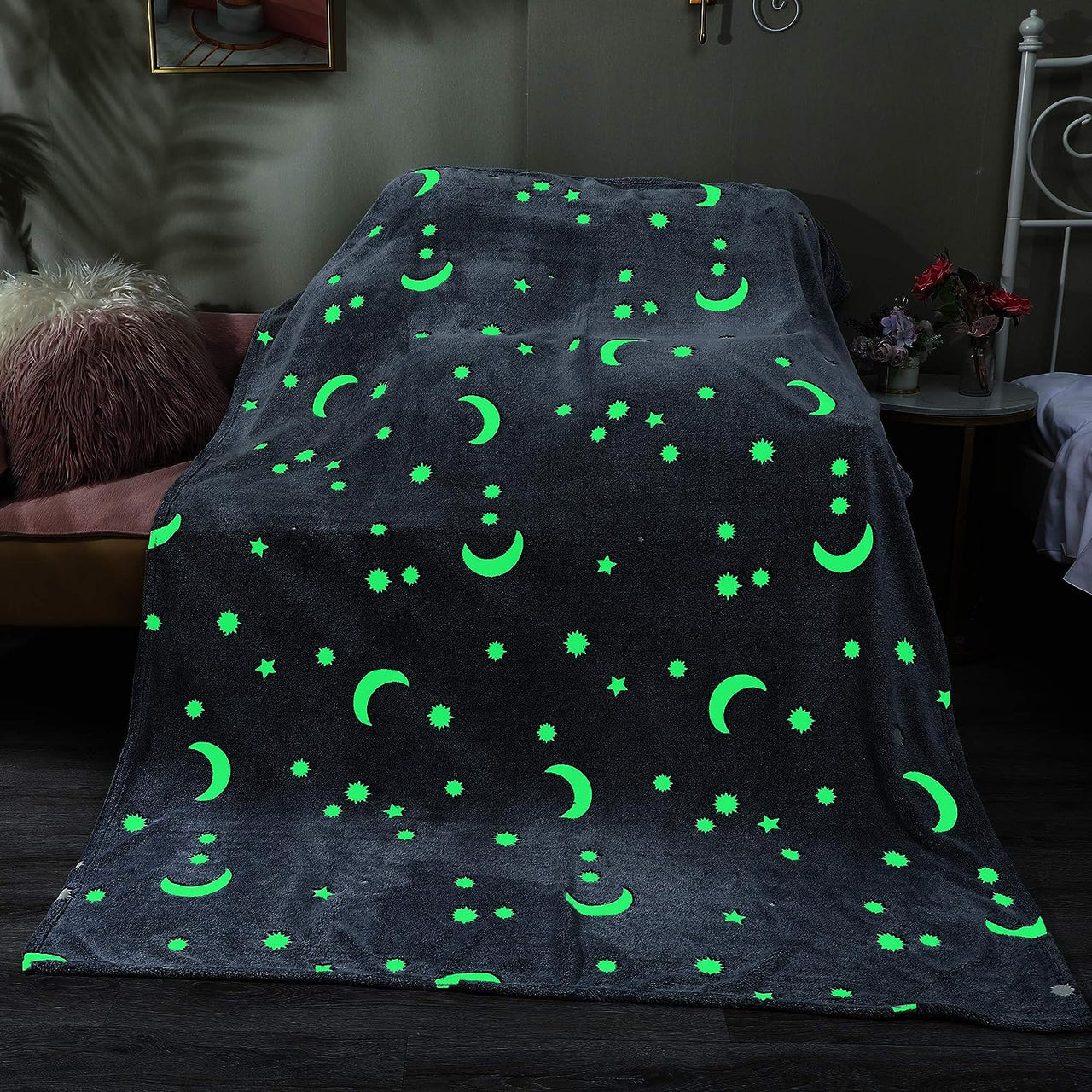 Glow In The Dark Blanket™ - Glittering dreams - Manta que brilla en la oscuridad