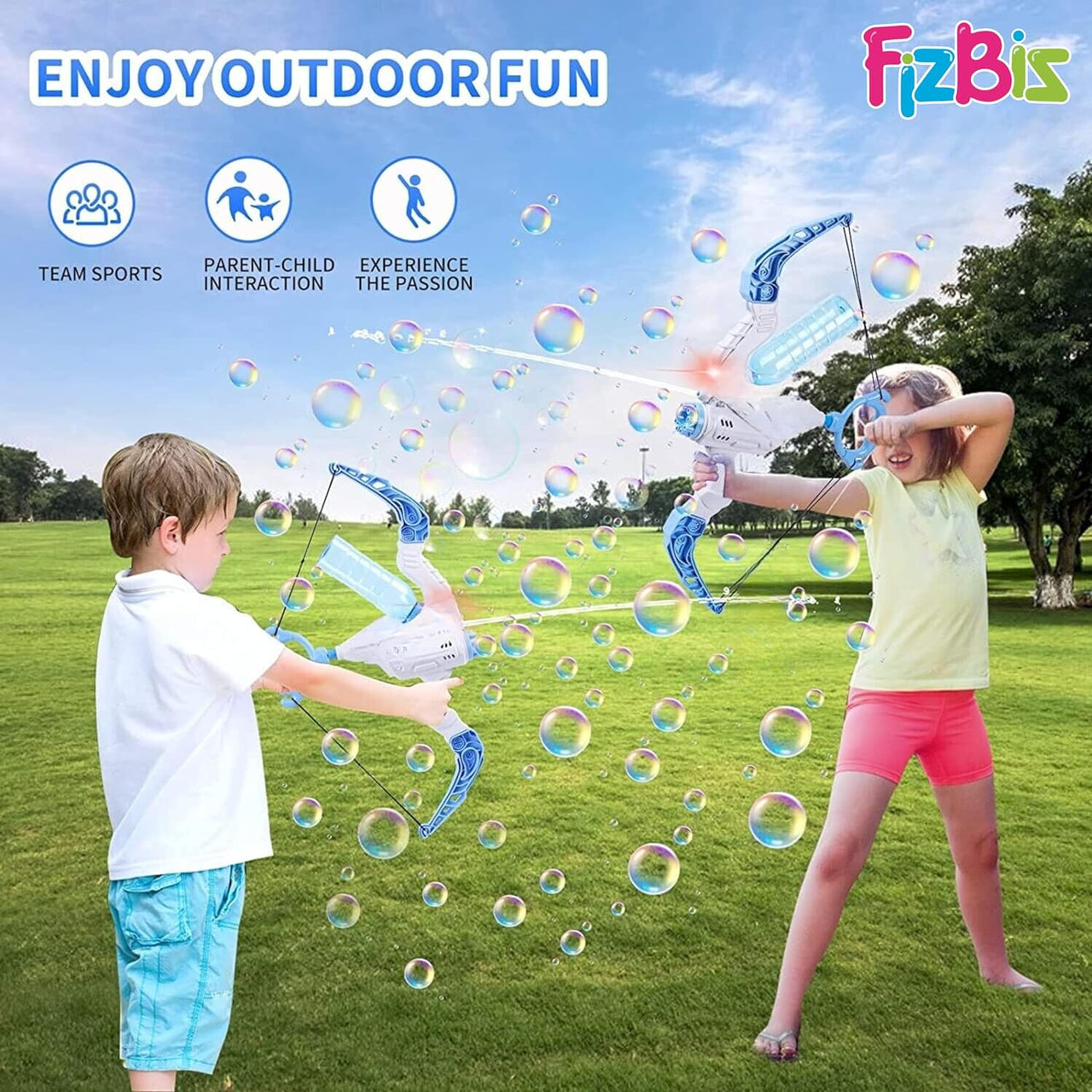TrendyToys – Activo y creativo: máquina de pompas de jabón con arco 2 en 1