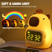 Thumbnail for CappyClock – Bonito y multifuncional: despertador digital para niños con luz nocturna