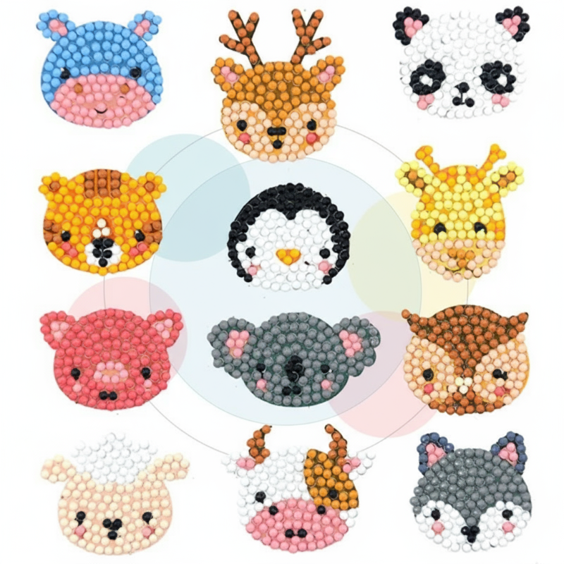 GemArt – Sombras y brillos: pegatinas para pintura con diamantes