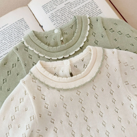 Thumbnail for MiniBelle – Elegante y suave: vestido de punto para bebé con detalle de volantes