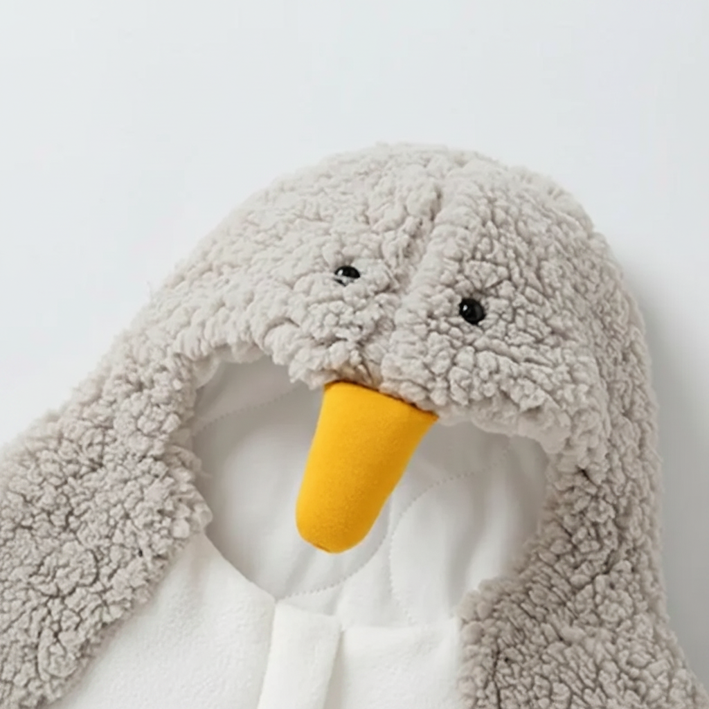 LittlePenguin – Suave y cálido – Saco de dormir tipo mono para bebé «Pingüino»