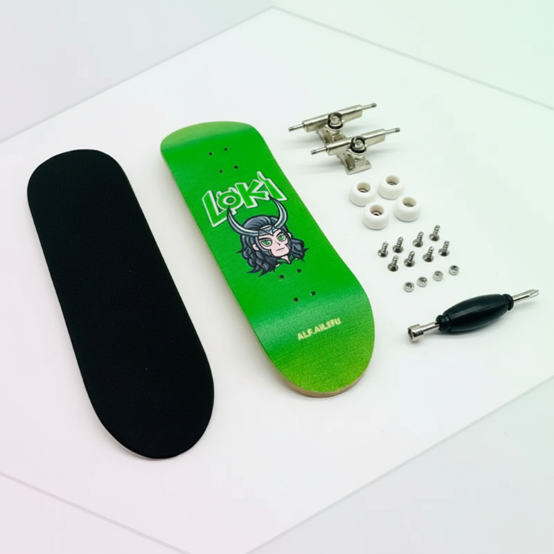 MiniDeck – Resistente y flexible: monopatín de dedo
