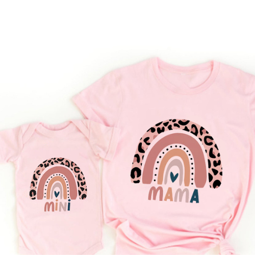 Mini Fashion™ - Mamá e hija - Set de camisa y pelele a juego