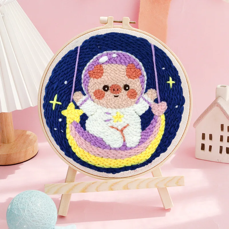 SoftLoop – Suave y creativo – Kit de decoración para el hogar DIY Punch Needle