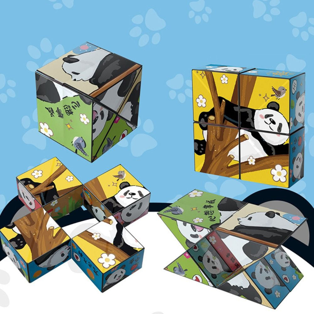 Panda Puzzle™ - Diversión educativa - Rompecabezas de Cubo