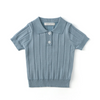MiniLuxe – Elegante y cómoda: camiseta polo de tejido de punto