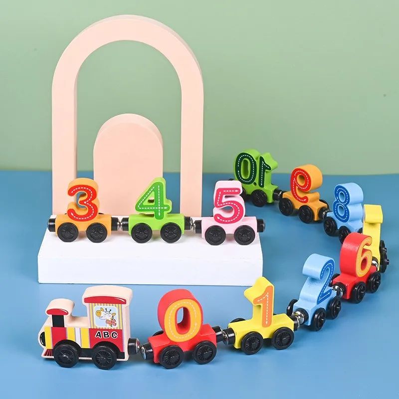 Tiny Express™ – Colorear y moldear - Trenes de juguete de madera