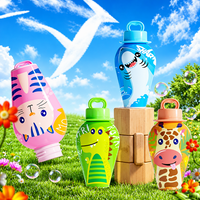 Thumbnail for BubblePals – Alegre y divertido – Mini máquina de pompas antiderrame con diseño de animales