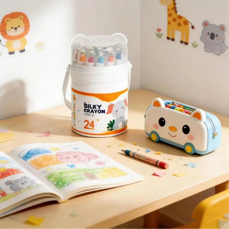 TinyArt – Educativo y seguro – Set de rotuladores lavables y solubles en agua
