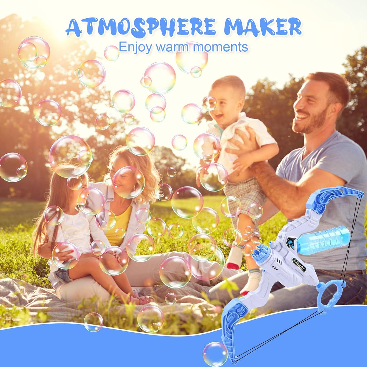 TrendyToys – Activo y creativo: máquina de pompas de jabón con arco 2 en 1