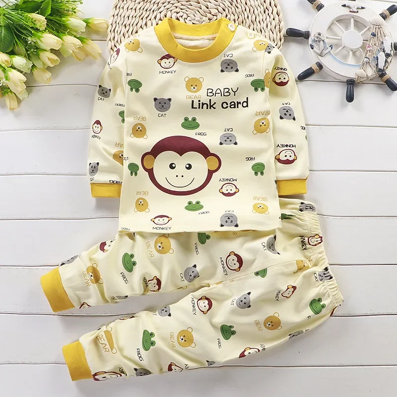 SleepBuddy – Suave y cómodo – Conjunto de pijama infantil de manga larga