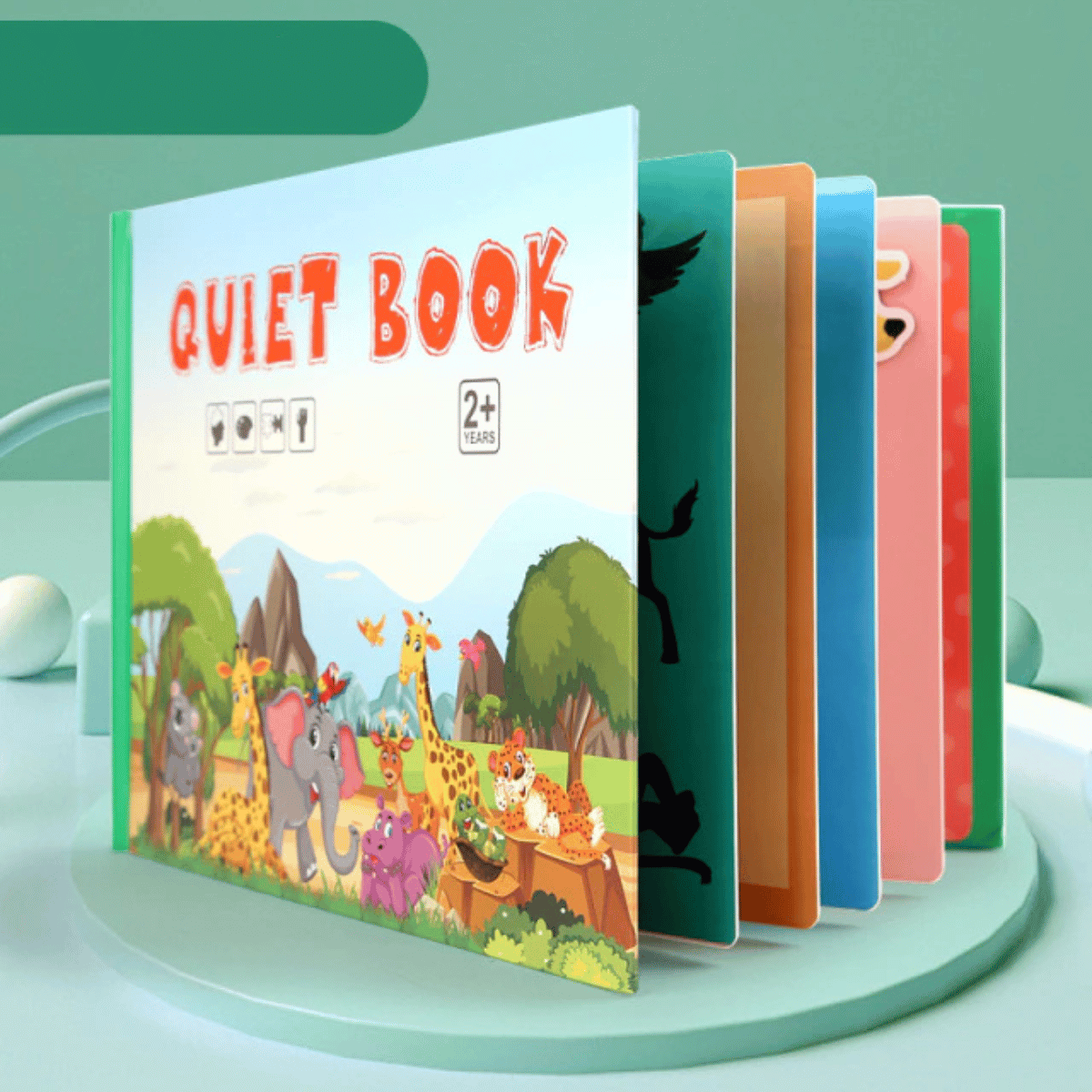 Quiet Book™ - Desarrollar la motricidad fina - Libro de aprendizaje