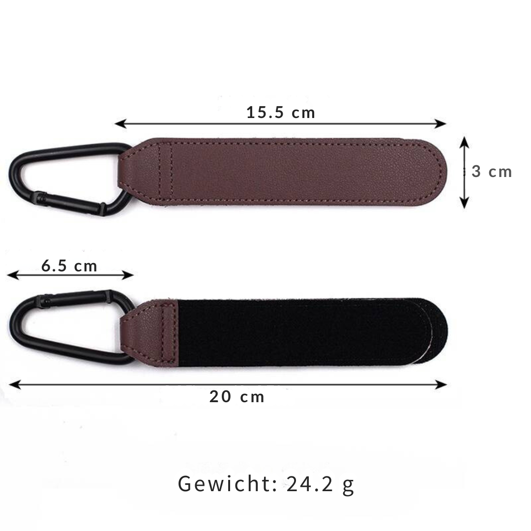 EasyCarry – Siempre organizado: juego de ganchos para cochecitos