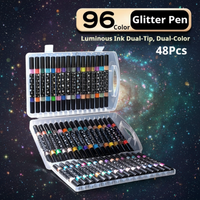 Thumbnail for ArtShine – Colorido y brillante – Set de rotuladores de doble cara con purpurina y efectos luminosos