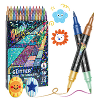 Thumbnail for ArtShine – Colorido y brillante – Set de rotuladores de doble cara con purpurina y efectos luminosos