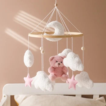DreamBear – Relajante y suave: móvil para bebés para parques y cunas