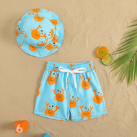 Thumbnail for Beach Set – Colorido y elegante: bañador estampado y gorro