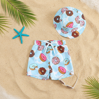 Thumbnail for Beach Set – Colorido y elegante: bañador estampado y gorro