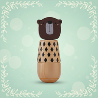 Thumbnail for WoodyFriends – Motricidad y diversión – Juguetes apilables de madera con forma de animales