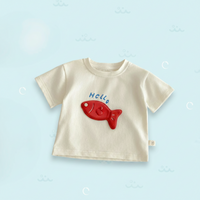 Thumbnail for LittlePatch – Dibujos animados y diversión  – Camiseta infantil con parches de dibujos animados