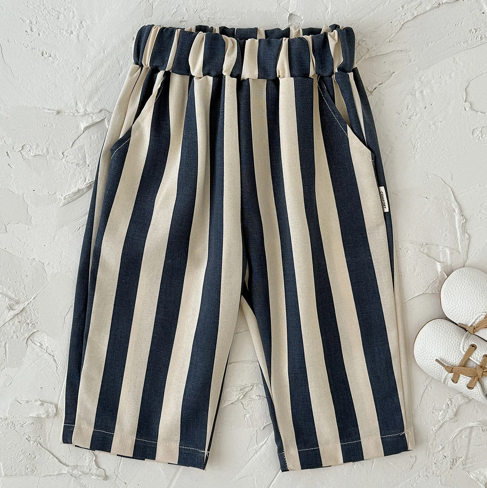 SoftStripe – Suaves y cómodos: pantalones para bebé con diseño a rayas