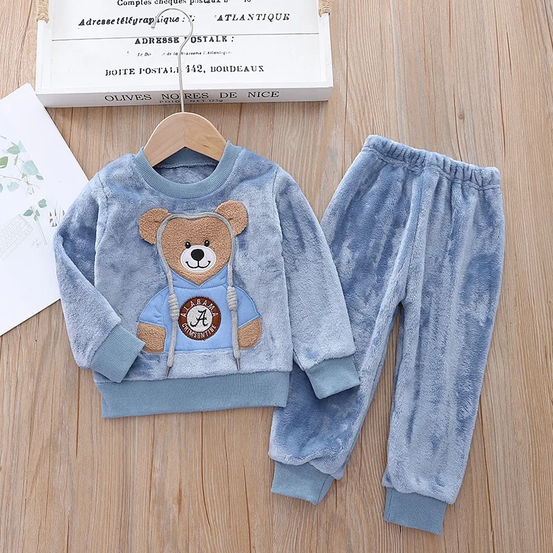CozyBear – Cálido y suave – Chándal infantil con estampado de ositos