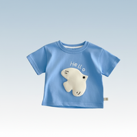 Thumbnail for LittlePatch – Dibujos animados y diversión  – Camiseta infantil con parches de dibujos animados