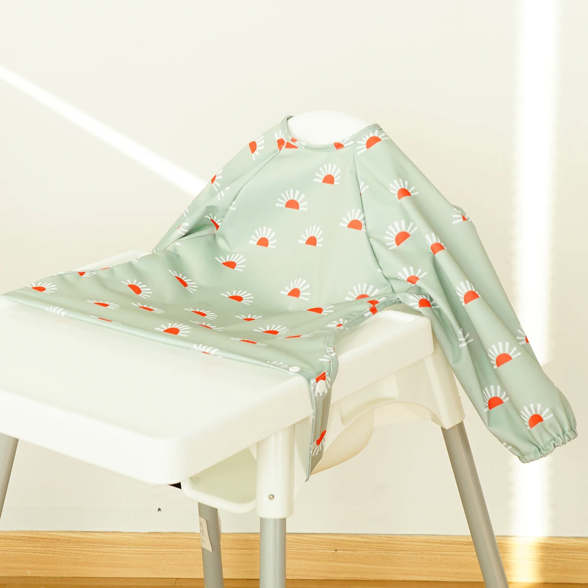 MessyFree – Impermeable y práctico: delantal para bebés de manga larga