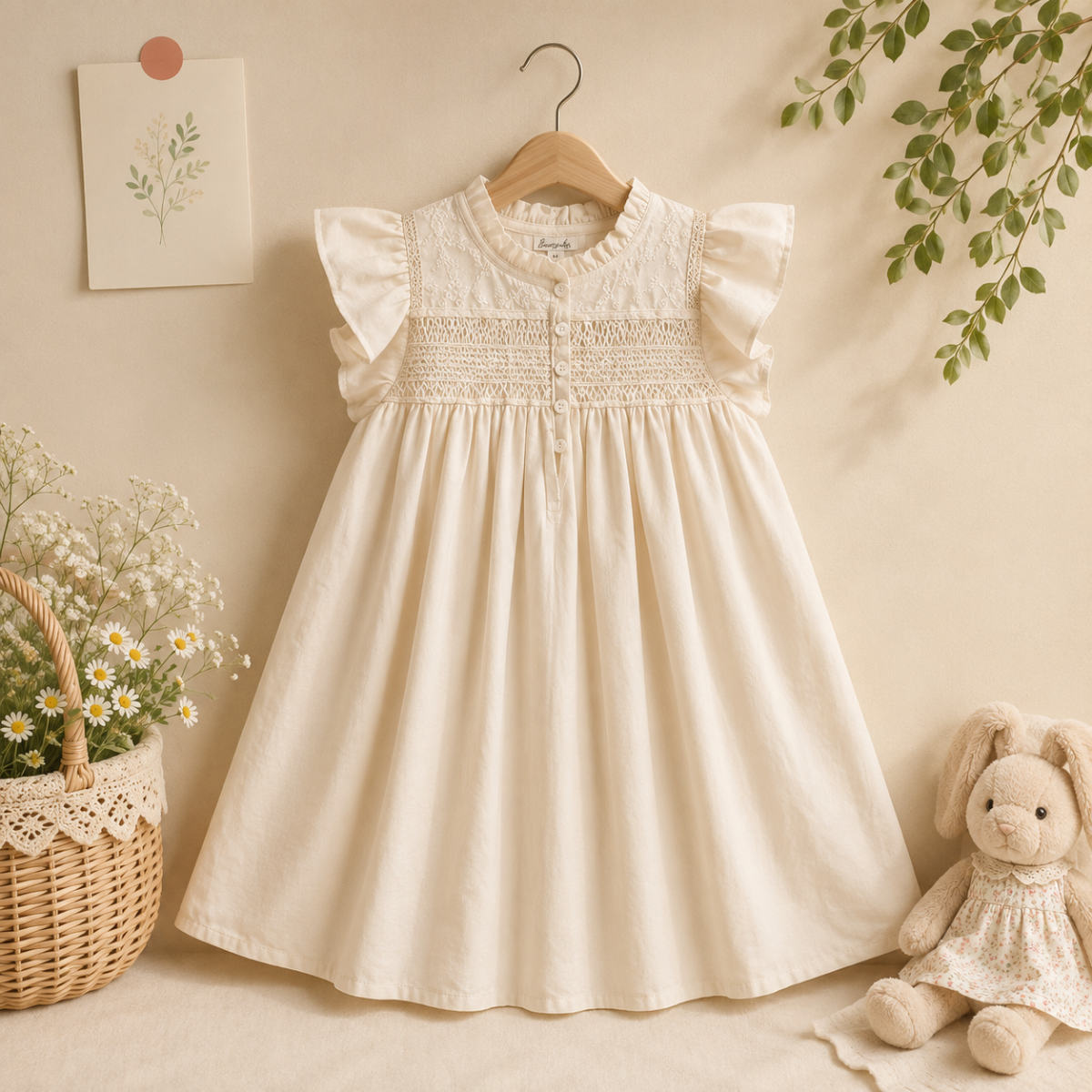 Sleeveless Dress – Elegante y cómodo: vestido con cuello de encaje