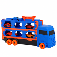 Thumbnail for Mega Transporter - Diversión de carreras 9 en 1 - Camión de juguete transformable