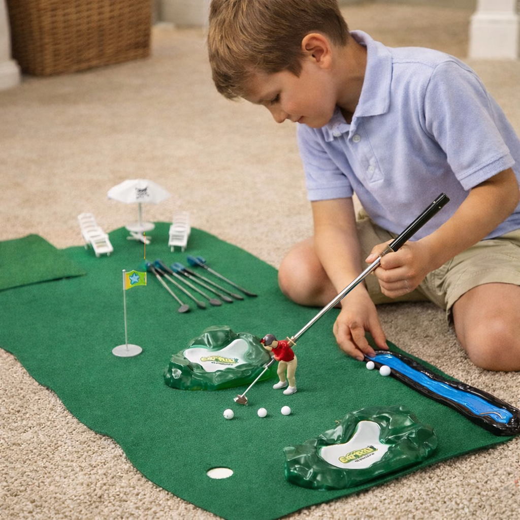 Mini Golf Practice Set – Activo y educativo – Set de entrenamiento de golf