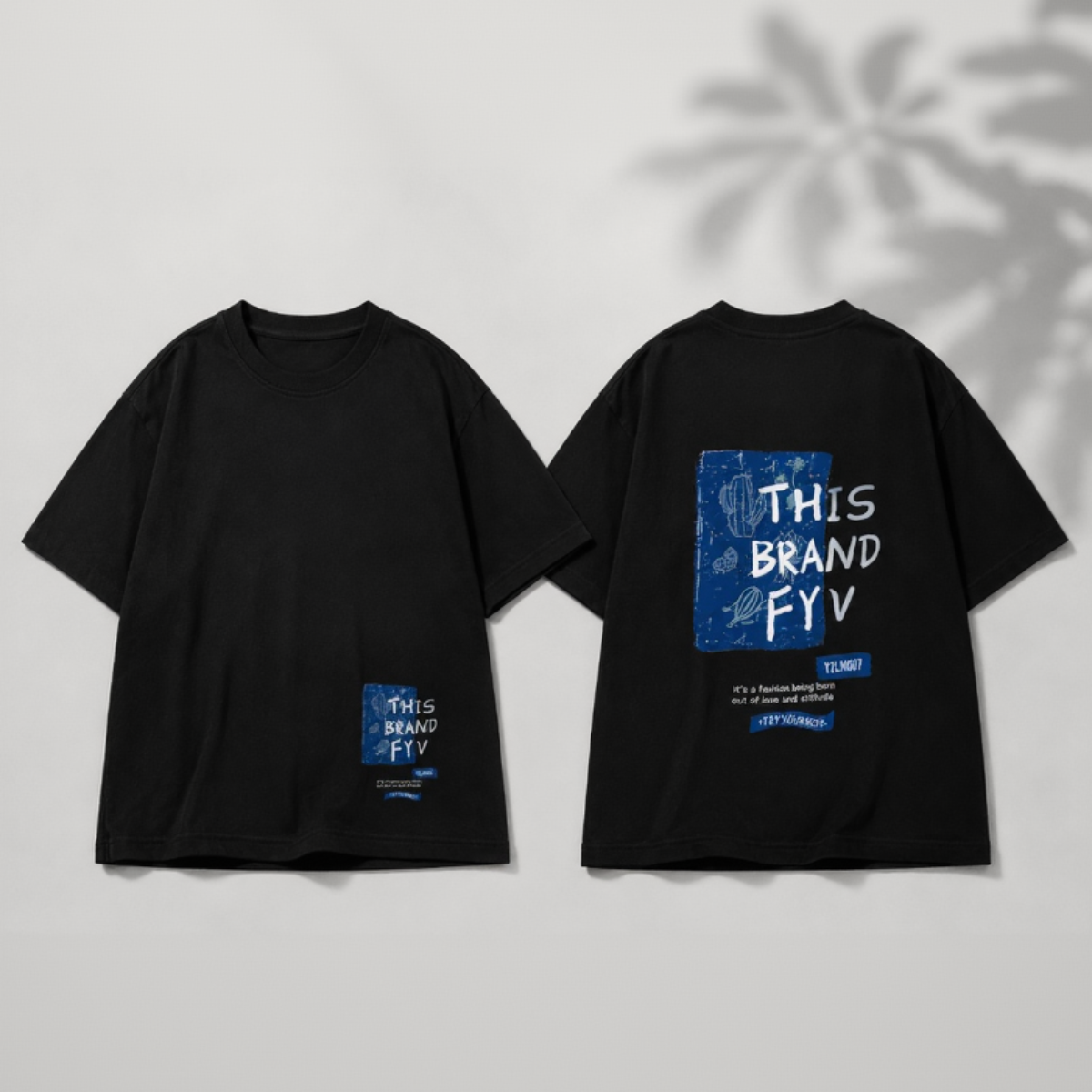 BrightTees – Cómoda y colorida – Camiseta con estampado «Los»