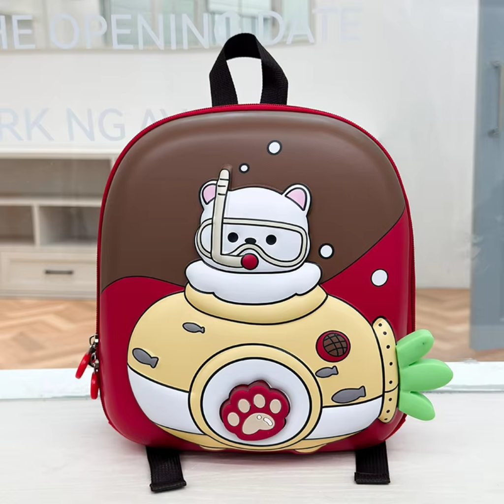 KiddoPack – Bonita y práctica: mochila infantil con patita luminosa