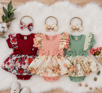 Thumbnail for Mini Fashion™ - Soft around the skin - Girls Romper Suit