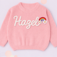 Thumbnail for TinyStitch – Jersey de punto personalizado con nombre para niños