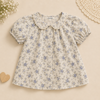 Thumbnail for Girls Summer Fashion Top – Ligero y cómodo – Top vintage para niñas